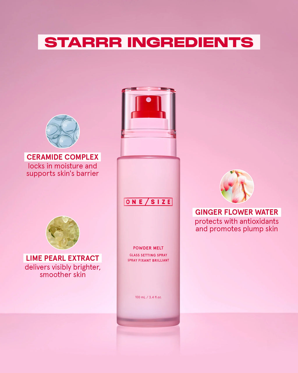 Powder Melt Glass Setting Spray
