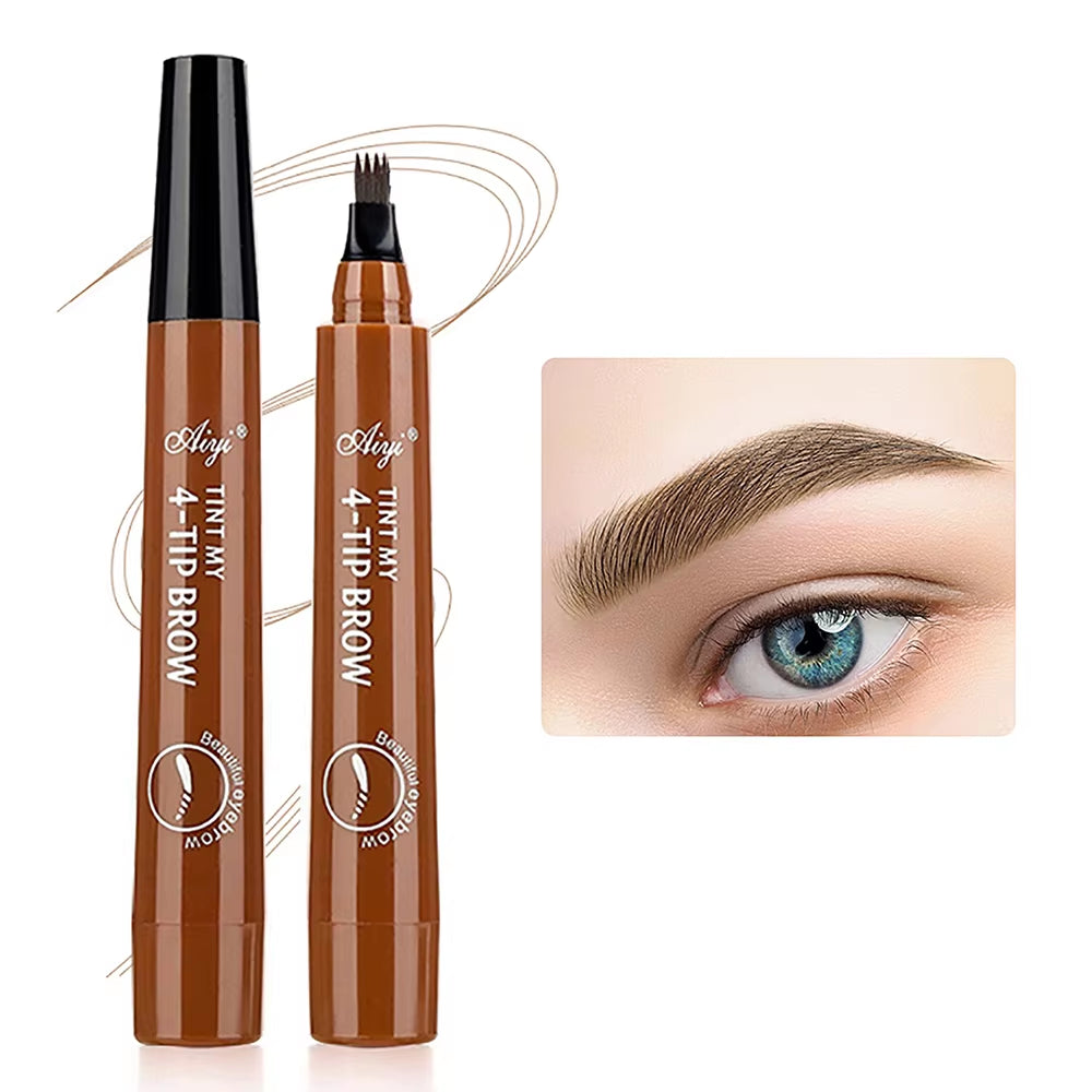4 Fork Microblading Eyebrow Pencil Waterproof Eyebrow Pencil 