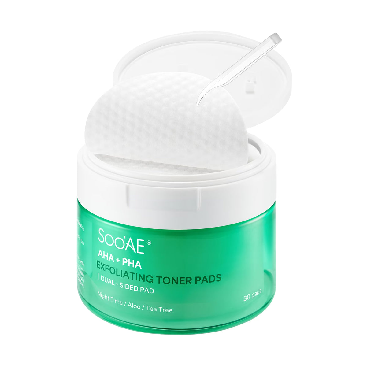 Exfoliating Toner Pads with Tea Tree and Aloe
