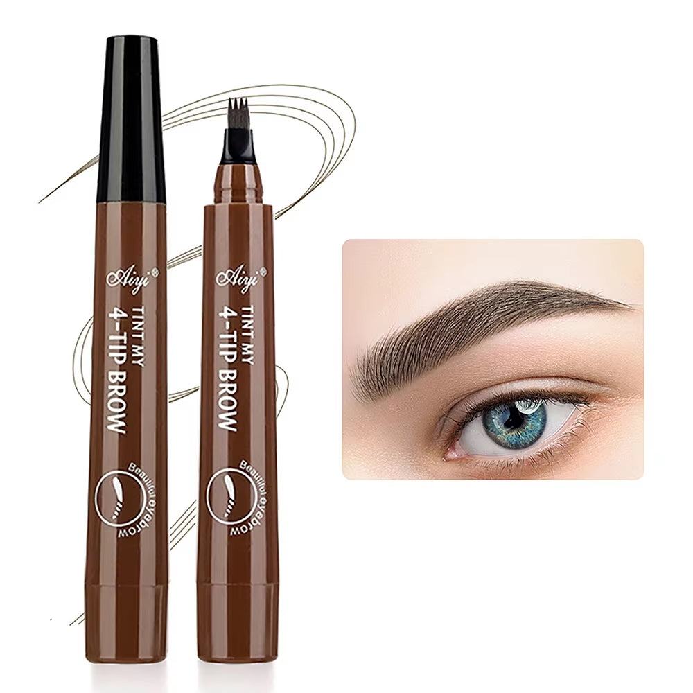 4 Fork Microblading Eyebrow Pencil Waterproof Eyebrow Pencil 