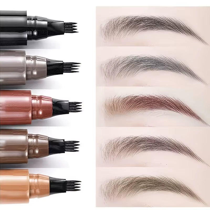 4 Fork Microblading Eyebrow Pencil Waterproof Eyebrow Pencil 