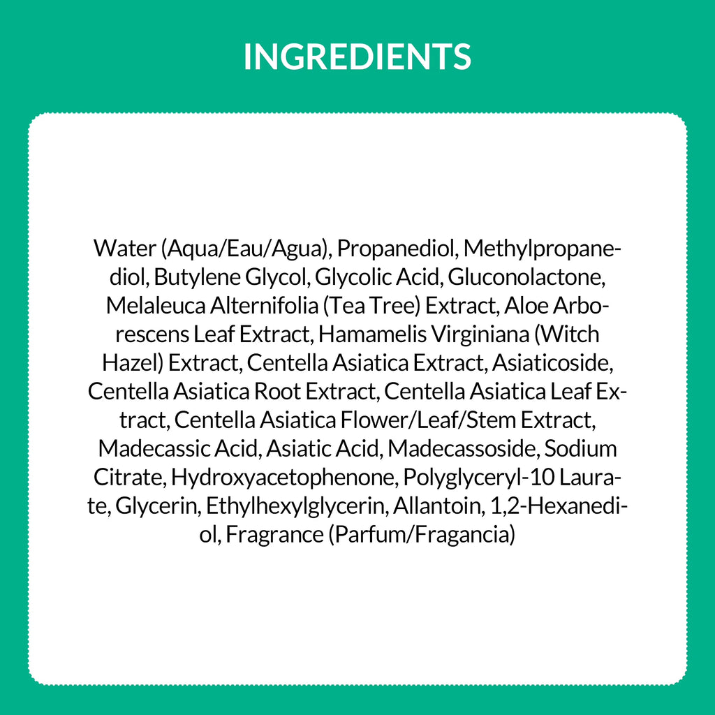 Exfoliating Toner Pads with Tea Tree and Aloe