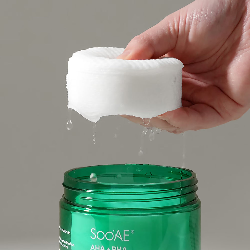 Exfoliating Toner Pads with Tea Tree and Aloe