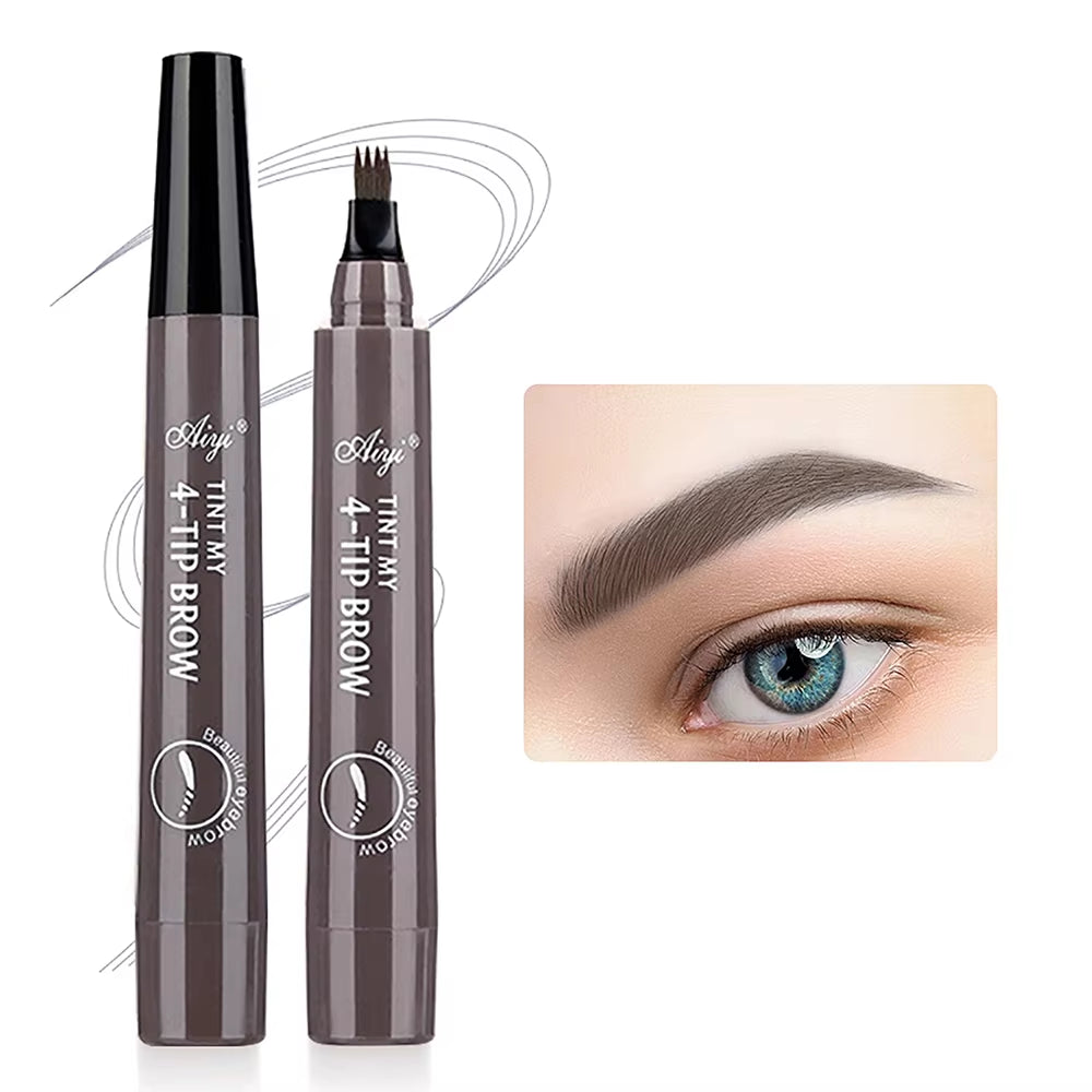 4 Fork Microblading Eyebrow Pencil Waterproof Eyebrow Pencil 