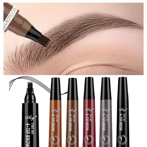 4 Fork Microblading Eyebrow Pencil Waterproof Eyebrow Pencil 